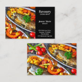 Catering-Restaurant Visitenkarte (Vorne/Hinten)