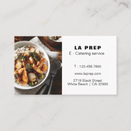 Catering Service Business Card Visitenkarte