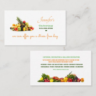 Catering Service Business Card Visitenkarte