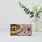 Catering Service Business Card Visitenkarte (Stehend Vorderseite)