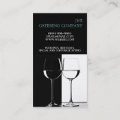 Catering Service Caterer Food Party Planer Visitenkarte (Rückseite)