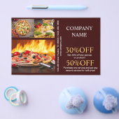 Catering-Service Deluxe Shop Italienische Pizza Flyer (Einzeln)