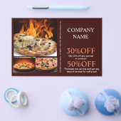 Catering-Service Deluxe Shop Italienische Pizza Flyer (Einzeln)