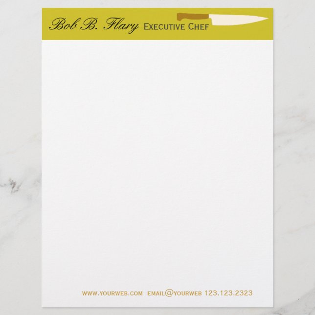 Catering-Service-Kochs-Messer beruflich Briefbogen (Vorderseite)