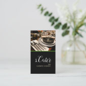 Catering Service, Lebensmittel, Party Planer Visitenkarte (Stehend Vorderseite)
