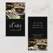 Catering Service, Lebensmittel, Party Planer Visitenkarte (Vorne/Hinten)