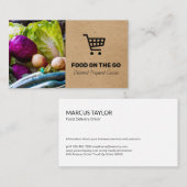 Catering Service | Lieferung von Nahrungsmitteln | Visitenkarte (Vorne/Hinten)