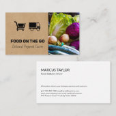 Catering Service | Lieferung von Nahrungsmitteln | Visitenkarte (Vorne/Hinten)