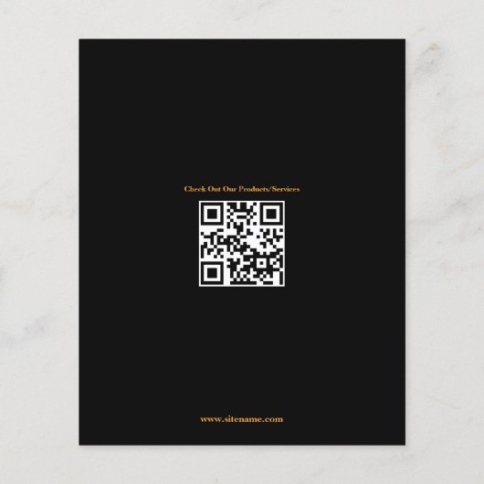 Catering Services Benutzerdefinierter bearbeitbare Flyer (Hinten)