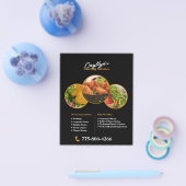 Catering Services Benutzerdefinierter bearbeitbare Flyer (Einzeln)