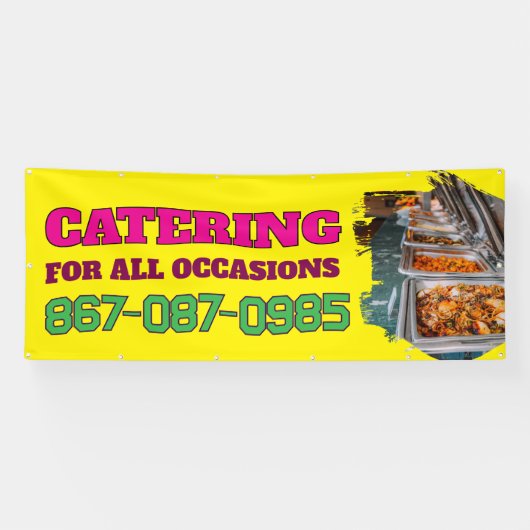 Catering Services Custom Banner (Horizontal)