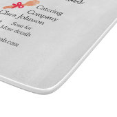 Catering Services fügen den Namen QR-Code Website  Schneidebrett (Ecke)