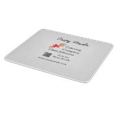 Catering-Services Name QR-Code Website Bäckerei Schneidebrett (Ecke)