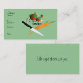CATERING VISITENKARTE (Vorne/Hinten)