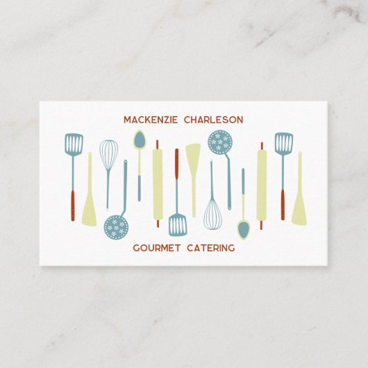 Catering Visitenkarte (Vorderseite)