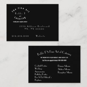 Catering-Visitenkarte Visitenkarte