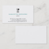Catering-Visitenkarte Visitenkarte (Vorne/Hinten)