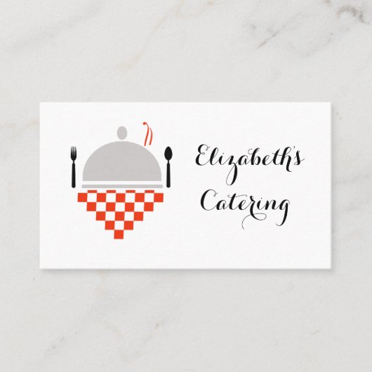 Catering-Visitenkarte Visitenkarte (Vorderseite)