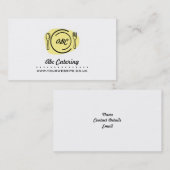 Catering-Visitenkarte Visitenkarte (Vorne/Hinten)