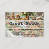 Catering-Visitenkarten Visitenkarte (Rückseite)