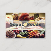 Catering-Visitenkarten Visitenkarte (Vorderseite)