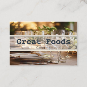 Catering-Visitenkarten Visitenkarte