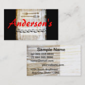 Catering-Visitenkartenvorlage anpassbar Visitenkarte (Vorne/Hinten)