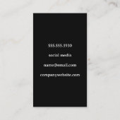 Catering Weinglas-Logo | Bankett Visitenkarte (Rückseite)