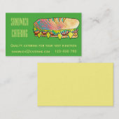 Cateringgeschäft für Sandwichmittagessenfunktionen Visitenkarte (Vorne/Hinten)