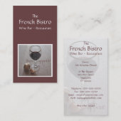 Cateringgeschäftskarte Visitenkarte (Vorne/Hinten)