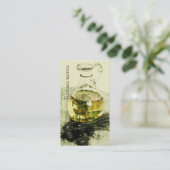 Cateringgeschäftskartenschablone Visitenkarte (Stehend Vorderseite)