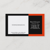 Cateringlektionen des japanischen Restaurants der Visitenkarte (Rückseite)