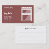 Cateringofen/Gerätereparatur, -service und Visitenkarte (Vorne/Hinten)