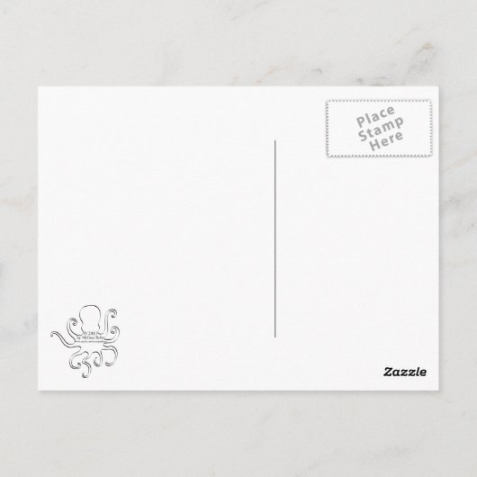 Caterpillar and Snail Postkarte (Rückseite)