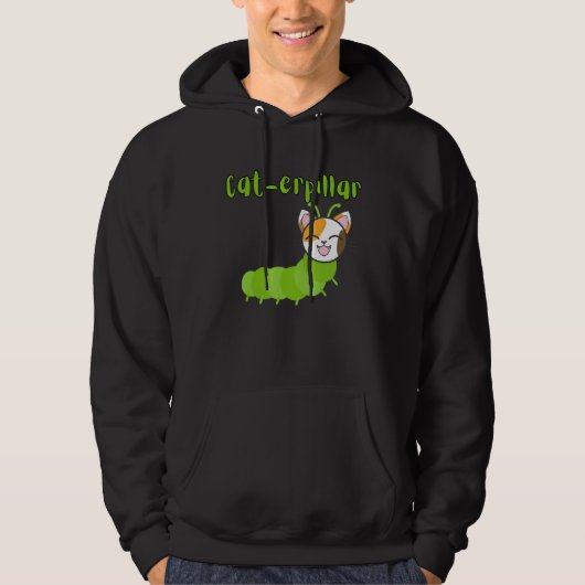 Caterpillar Cat Hoodie (Vorderseite)