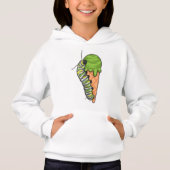 Caterpillar Ice cream Hoodie (Vorderseite)