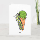 Caterpillar Ice cream Karte (Rückseite)