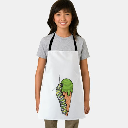 Caterpillar Ice cream Schürze (Insitu)