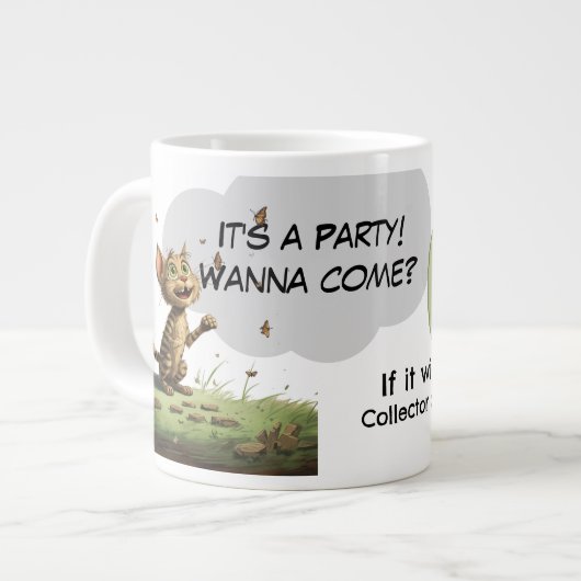 CatErpillar | It’s a Party! C. Posse Specialty Mug Jumbo-Tasse (Vorderseite Links)