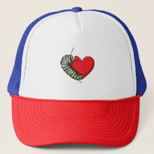 Caterpillar Love Heart Truckerkappe