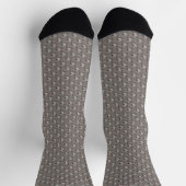 caterpillar mushroom pattern Socks Socken (Oben)