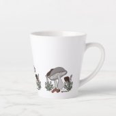 caterpillar mushroom small latte mug milchtasse (Rechts)