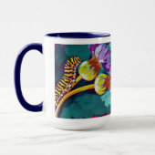 Caterpillar Painting - Gift for Insect Lovers Tasse (Links)