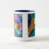 Caterpillar Painting - Gift for Insect Lovers Tasse (Zentrum)