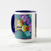 Caterpillar Painting - Gift for Insect Lovers Tasse (Vorderseite Links)