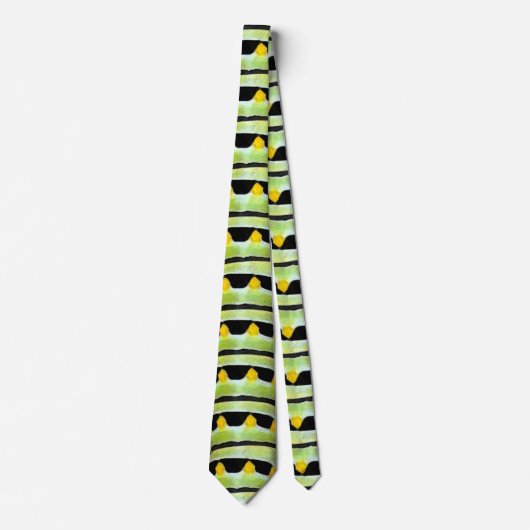 Caterpillar Pattern Design Krawatte (Vorderseite)