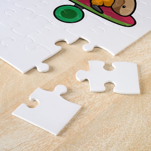 Caterpillar Skater Skateboard Puzzle (Seite)