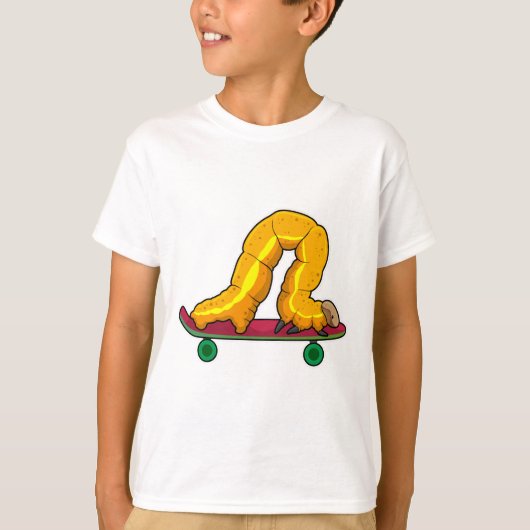 Caterpillar Skater Skateboard T-Shirt (Vorderseite)