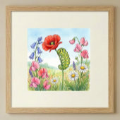 Caterpillar Tiny Insects Nursery Poster