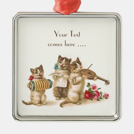 Caterwaulage Premium Square Ornament (Vorne)